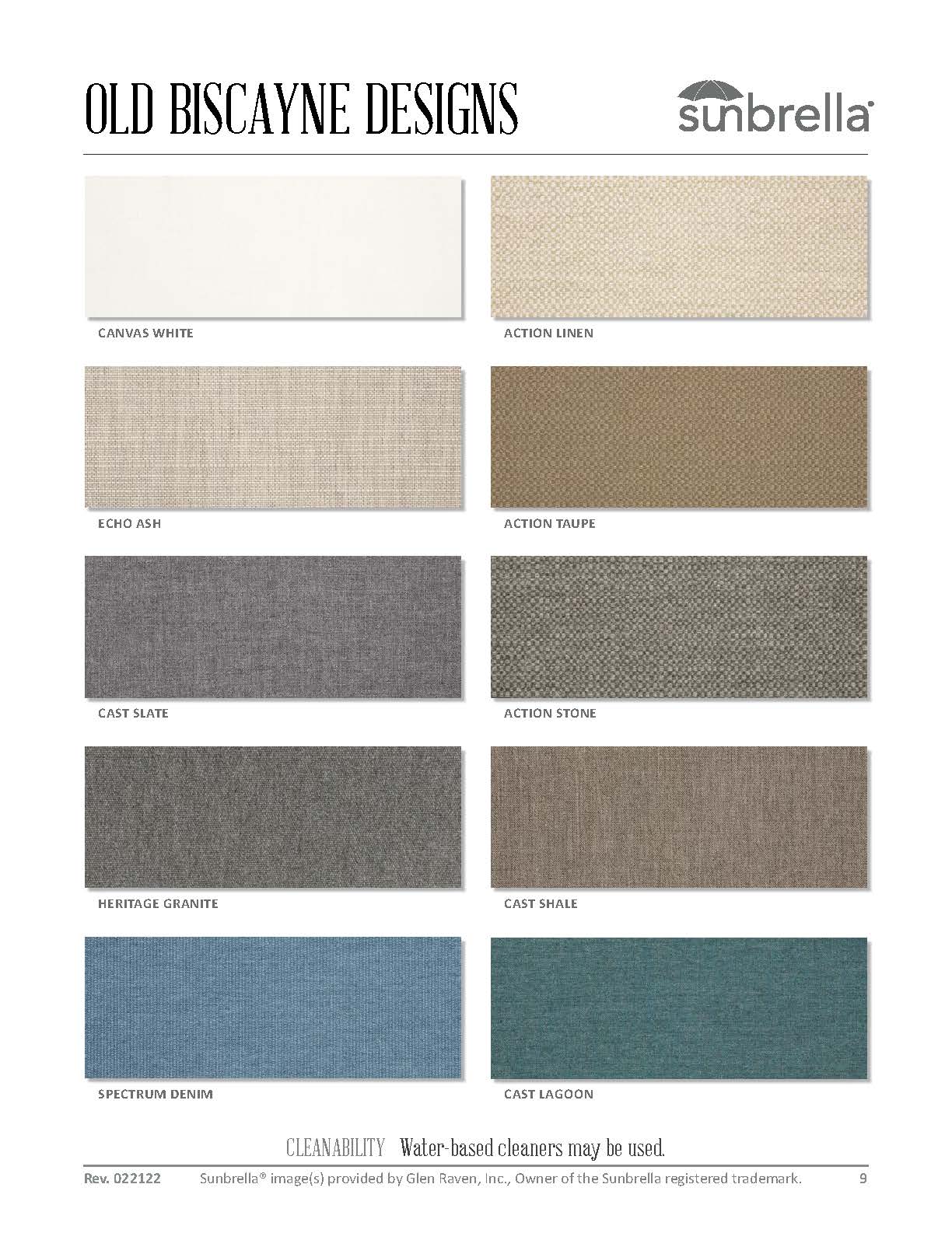 Fabrics Sunbrella I