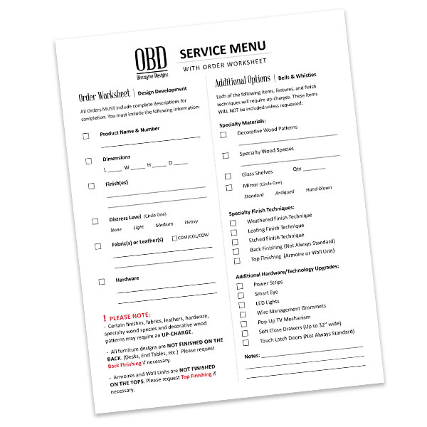 Service Menu