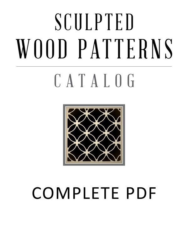 2 Sculpted Wood Patterns
