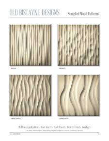 Sculpted Wood Patterns 01